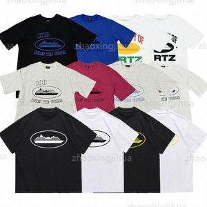 Camisetas para hombre Plus Tees T Shirt para mujer Cuello redondo Manga corta Imprimir Pantalones de carga Camiseta American Street Fashion Hip-Hop Casual Tamaño grande S-XL T7p6 #