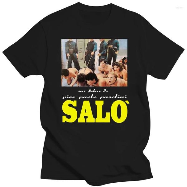 Mens T-shirts salo 120 jours de film Sodom Movie Paolo Pasolini Horreur Exploitation Fashion Summer Paried Top Tee 012591