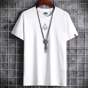 Heren t shirts shirt voor mannen zomer 2024 Harajuku grafische anime oversized goth punk manga vintage hiphop paren bijpassende kleding