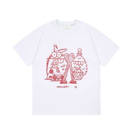 Heren T Shirts Summer Designer T Shirt For Men Women Graffiti Drukken Korte mouwen Nieuw shirt paar T -stukken