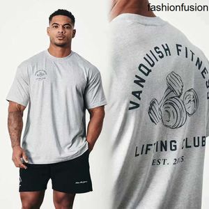 T-shirts pour hommes Summer Gym Fitness surdimensionné 100 coton hommes femmes T-shirt de haute qualité Bodybuilding Vêtements imprimés