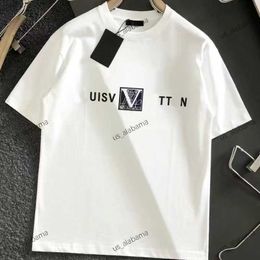 Heren T-shirts Zomerherenontwerpster T-shirt Casual man Dames Loose T-stukken Letters Print Short Sheeves Luxury Men T Shirt G230227