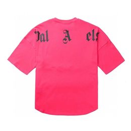 T-shirts pour hommes Summer Mens Palms Angels T Shir Graffii T Shir Palmangel Ciy Palms Angeles Designer Limied Inkje Leer Prining Womens Angles Tees