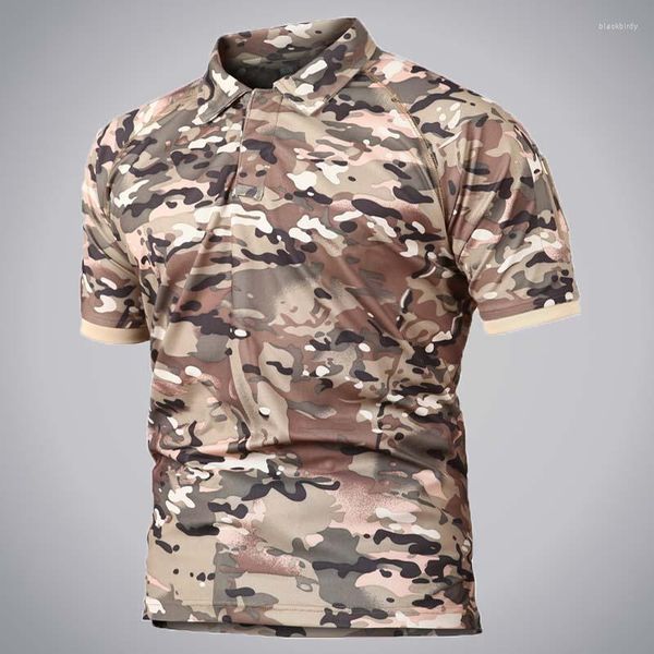 Camisetas para hombre, camisa táctica militar de verano para hombre, ropa informal de manga corta de camuflaje CP de combate Multicam para Paintball para hombre