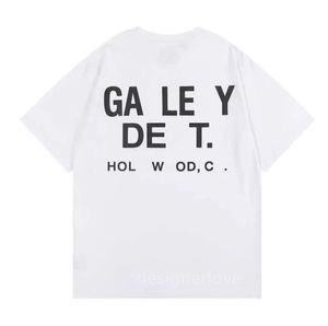 T-shirts pour hommes t-shirt hommes designer galldepts haut graphique t-shirt surdimensionné femme tendance imprimé hauts mode d'été t-shirt classique blanc noir gris pulls