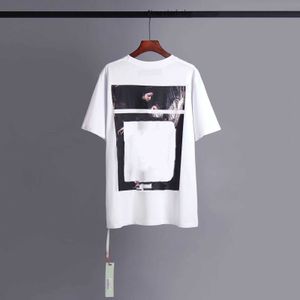 T-shirts pour hommes T-shirts Femmes Designers Offs Loose Tees Homme Casual Luxurys Vêtements Streetwear Shorts Manches Polos T-shirts Taille Offes Blanc