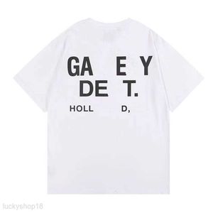 T-shirts pour hommes T-shirts Designer Galeries Depts Chemise Alphabet Imprimer Tendance Tendance Basique Casual Mode Lâche T-shirt Court Demi Manches T-shirts 24juh