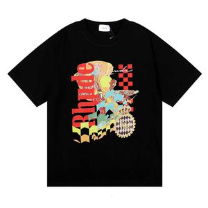 T-shirts pour hommes Top Craftsmanship Rhudes Summer Fashion Designer Rhude Beauty Vision poursuit le plaisir Pure