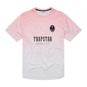 Heren T-shirts Trapstar Voetbalshirts Zomer Casual t-shirt Womens Streetwear Korte Mouw Sneldrogend Cool T-shirt Wevr