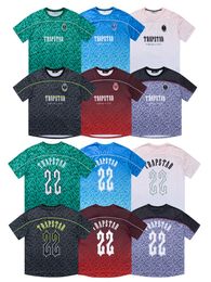 Mens T-shirts Tapstar Shirt Designer Shirts Print Letter Luxury Black and White Gris Rainbow Color Sports Summer Top Top Short Gradient Gradient Scrying