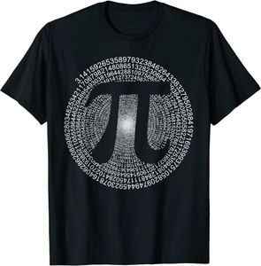 Heren T-shirts T-shirts Nummer Symbool Wiskunde Wetenschap Gift Crewneck Katoenen T-shirt Mannen Casual Korte Mouw Tees Tops Drop