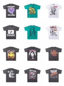 Camisetas para hombre Mujeres Diseñadores de lujo Camisa Moda Hellstar Studios Evil Tee Ins Hombres Casual Mangas cortas Street Designer Top