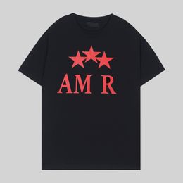 Camisetas para hombre Camiseta de diseñador para mujer Estrella de cinco puntas Impreso Hombre de moda Camiseta de algodón de calidad superior Camisetas casuales Camisa de lujo de manga corta Camisetas S-3XL