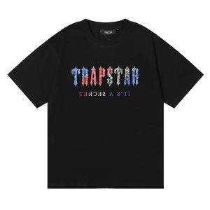 Mens T Trapstar Designer Shirt Pure Cotton Classic Letter Imprimer pour un couple confortable et respirant correspondant à manches courtes S-5XL