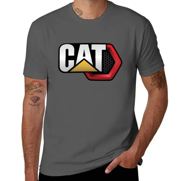 Camisetas sin mangas para hombre, camiseta con máquina CAT, camisa de secado rápido, camisetas cortas de Anime para hombre, paquete