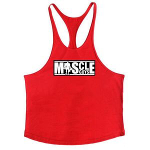 Mens Tank Tops est Plain Bodybuilding kleding gym Stringer Top Fitness sporting Vest Singlet workout Mouwloos Shirt Voor Mannen 230713