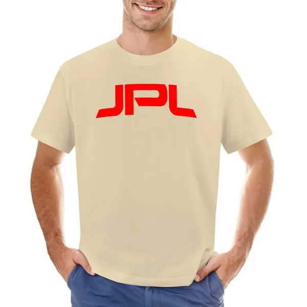 T-shirt Laboratoire de propulsion de jet pour hommes (JPL) T-shirt pour un garçon coréen mode noir t shirts ajusté hommes