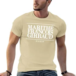Tops à hommes Marithe François Girbaud Retro Fashion Classic T-shirt T-shirt à séchage rapide T-shirts noirs pour hommes