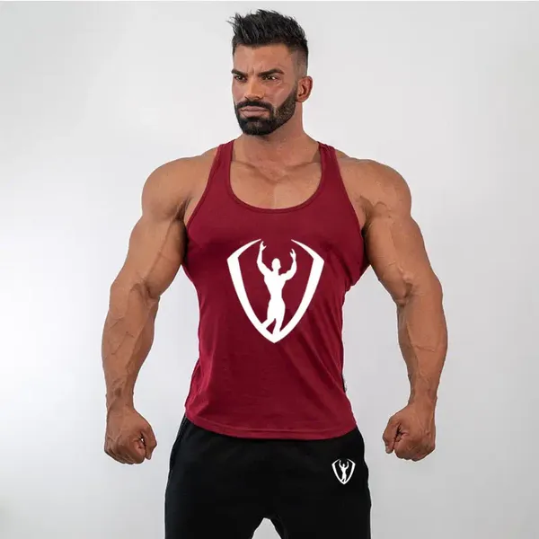 Camisetas sin mangas para Hombre, camisa para Hombre, Top de gimnasio, Ropa de Fitness, chaleco sin mangas de algodón para Hombre, Canotte, Ropa de culturismo para Hombre