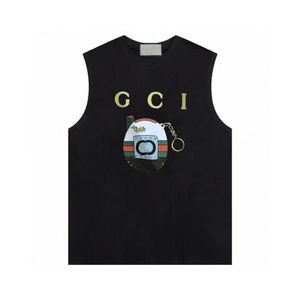 Mens tanktops Heren Dames DesignerSt-shirt T Tees Fashion Men S Casual T Shirts Man Clothing Street Designer Shorts Mouw kleding T-shirts 2024