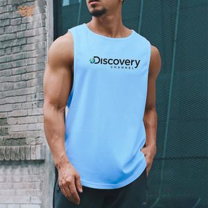 Hommes Débardeurs D'été Gym Chemise Rue Haute Qualité Sans Manches T-shirts Pour Hommes Workout Fitness Maillots Sport Gilet Vêtements 230524