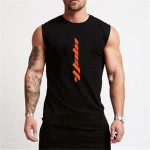 Mens tanktops zomer gym top mannen workout mouwloos shirt bodybuilding kleding fitness sportkleding spiervesten tanktops 230524