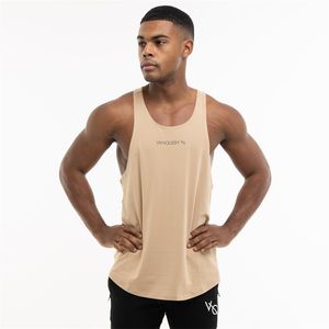 Hommes Débardeurs D'été Gilet Gym Sports Fitness Coton Ras Du Cou Imprimer Top Joggers Courir En Plein Air Formation Bodybuilding 230509