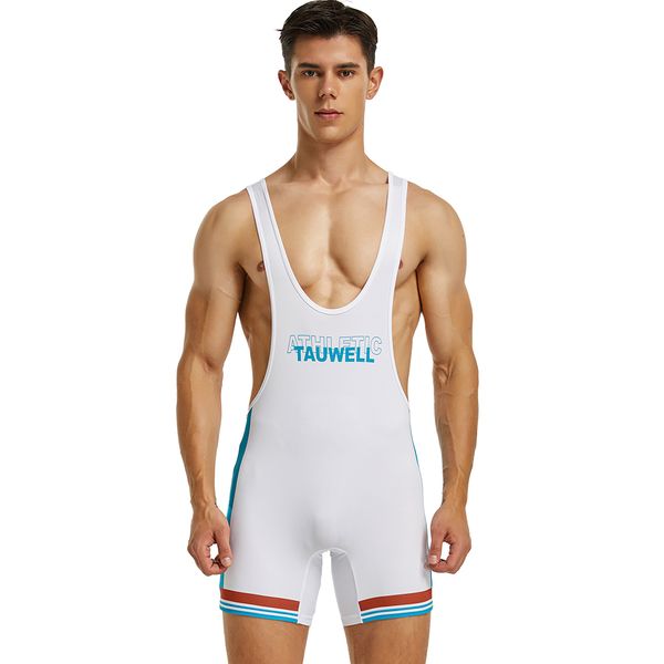 Débardeurs pour hommes TAUWELL MENS COMING FITNESS WRESTLING SINGLET BODYSUIT 230419