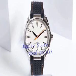 Heren Teak wijzerplaat automatische Cal 8900 horloges Heren VS Factory Axial Master rubberen band Diver 150m horloge Aqua specialiteiten Terra Eta Wr229p
