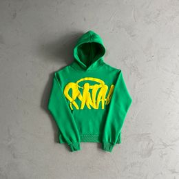 Costume de l'équipe SY pour hommes, ensemble de survêtements verts, sweat à capuche, pantalon de survêtement, unisexe, tendance, ensemble limité