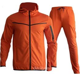 Survêtement en polaire technique pour hommes, ensemble 2 pièces pour femmes, basket-ball, football, vêtements de sport, veste à capuche, pantalon, ensembles de gymnastique, mode décontractée, séchage rapide