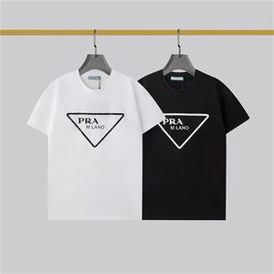 Heren T-shirts Dames T-shirts Designer T-shirts katoen Tops Man Casual Shirt PRA Tshirts Kleding Street Shorts Mouwkleding S-XXXL 05