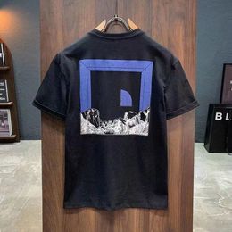 T-shirt da uomo TheNorth nuovi designer camicie da uomo girocollo casual lettera stampata bianco nero grigio taglia asiatica S-5XL B3v6 #