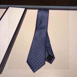 mens tie Tie Designers Cravates faites à la main Cravate d'affaires pour hommes Krawatte Lettre Cravates brodées Corbata Cravates en soie de mode Cravatta Luxury Gravata XXCQ