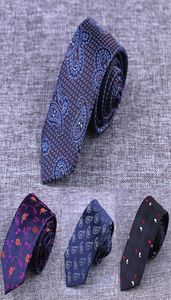 Cravates pour hommes nouvelle marque homme mode cravates à pois Gravata Jacquard 6 cm cravate mince Corbatas Hombre 2018 cravate de mariage pour Men1189932