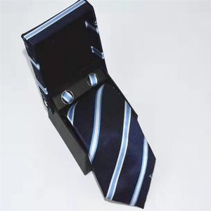 Herren Krawatten Einstecktuch Geschenkbox Set Marke Mann Mode Brief Gestreifte Krawatten Schlanke Krawatte Klassische Business Casual Grüne Krawatte For222L