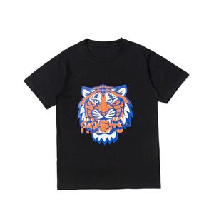Hommes Tiger Print T-shirt Hommes Femmes Haute Qualité À Manches Courtes Amis Couples Designer Tees252u