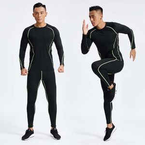 Traje ajustado para hombres para juegos para adultos Basketball Fútbol base de fútbol Entrenamiento transpirable para correr traje de ciclismo