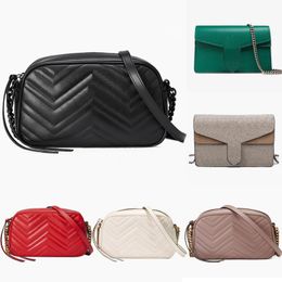 Dames klassieke klep 2sizes zwarte camera gelijkmatige tas luxe ontwerper slang tote schoudertas riem riem messenger lederen tas ketting portemonnee ritssluiting clutch crossbody tassen