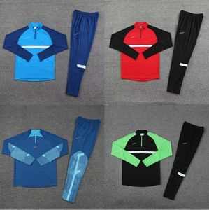 Survêtement pour hommes concepteur polaire technique demi-fermeture éclair costume deux pièces vêtements de sport décontracté mode séchage rapide costume entraînement survêtement