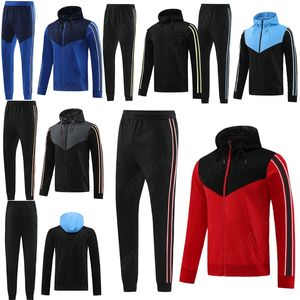 Chándal para hombre Diseñador Tech Fleece Ropa deportiva para hombre Sudadera con capucha de manga larga Pantalones basculador Chaquetas Conjunto de dos piezas Chándales de corte recto