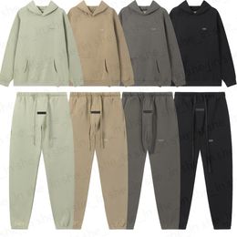 Mens sur piste de survêtement femme en deux pièces pantalons décontractés à capuche Suit de la piste Homme lettres classiques essais Hip Hop Street Style Swensuit 23fw S-xl