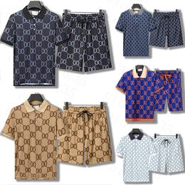 Situos cortos para hombres Polo Set Polo Set Track Spack Sporter Designer Polo Shirts Shorts y camisetas Set de camiseta de la playa Sumadores de trajes de verano