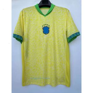 Heren Tracksuit Nieuwe Braziliës Vini Jr Soccer Shirts Home Away SHIRTS MENS KIDS KIDSBRASILS Richarlison Rodrygo Shirt Shirt Maillot Foot Camiseta Futbol