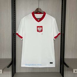 Homme Tracksuit Poland Euro XL XL Lewandowski Shirts de foot