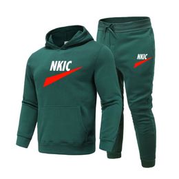 Heren Trainingspak Set Casual Sportkleding Mannen Lente Herfst Stand Kraag Joggingpak Nieuwe Mannelijke Jas Joggingbroek 2 Stuks Sets Merk