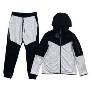 Survêtement pour hommes Tech Fleece Veste à capuche Mode Pantalon de survêtement épais Hommes Femme Pantalon Sport Zip Veste Joggers Pantalon Survêtement Hommes Femmes Joggers Manteaux À Capuchon Taille M-3XL