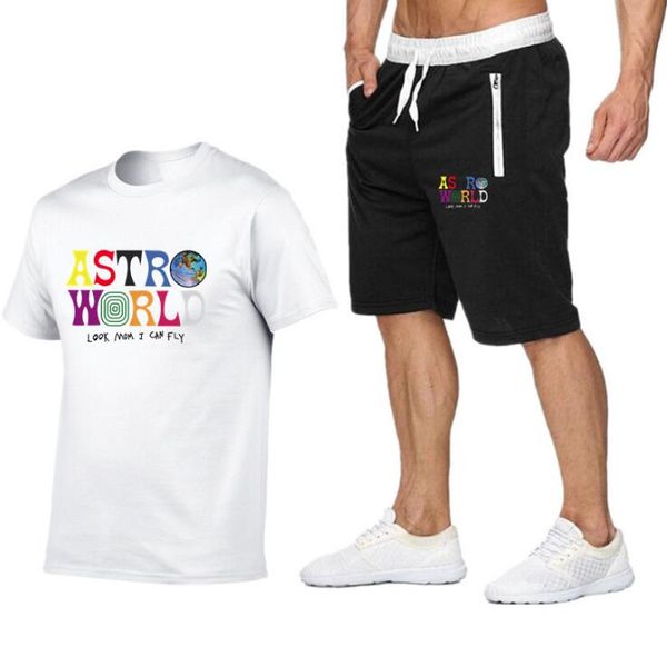 Survêtement pour hommes avec lettres imprimées Femmes Vêtements de sport d'été T-shirts à manches courtes + pantalons Pull en cours d'exécution Costumes de jogging O-cou Costume de sport t-shirts