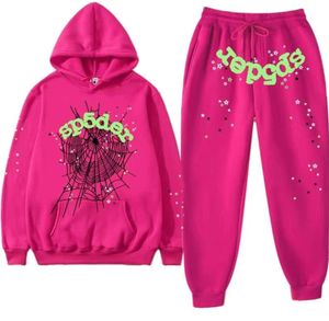 Heren trainingspakken 25ss Spider Trapstar trainingspakken Hoodie Designer Sp5der Sweatshirt Man Young Thug tweedelig met damesspinnen trainingspak