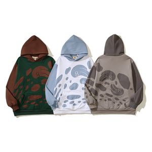 Chándales para hombre American Street Trend Ropa Ghost Patchwork Sudadera con capucha de gran tamaño Hombres Y2K Gothic Rock Suelto Retro Pareja Sudadera con capucha 230529